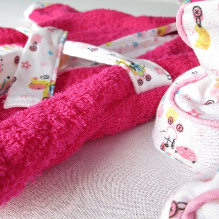 Salida de bano con babuchas